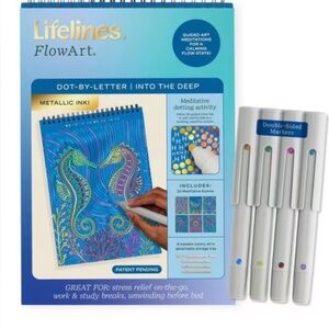 🌸✍️🧘‍♀️✨Lifeline Flow Art Guided Meditation – 3-Set Bundle, Brand New🧘‍♀️✍️✨🌸